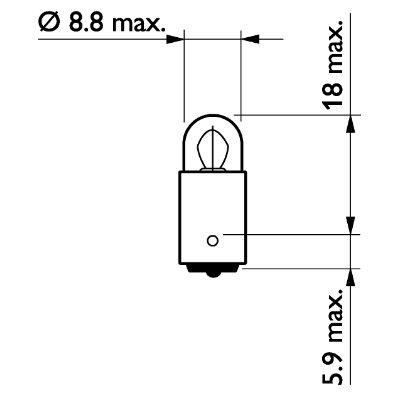 PHILIPS Glühlampe 12910CP Kugellampe