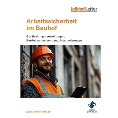 Arbeitssicherheit im Bauhof, Set von Donato Muro, Forum Verlag Herkert, 978-3-9887525-3-6