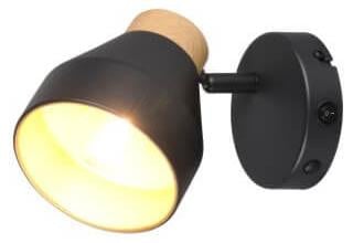 Trio Valentin Design Wandlamp - Zwart - Metaal