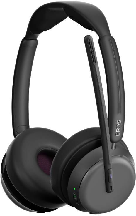 EPOS IMPACT 1060T ANC   Casque Casque duo Bluetooth pour l'Open Office qui lutte contre la fatigue cérébrale, avec ANC et certification Teams.