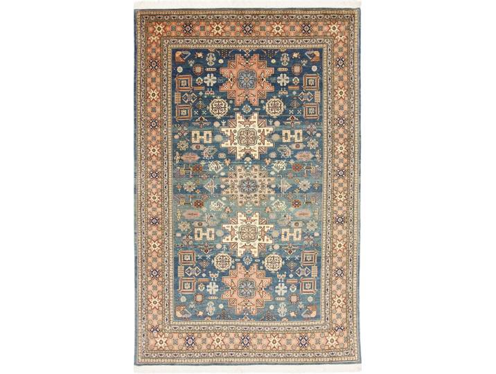 Azerbaijan Teppich 188x293 Handgeknüpft Orientteppich Perserteppich Wolle