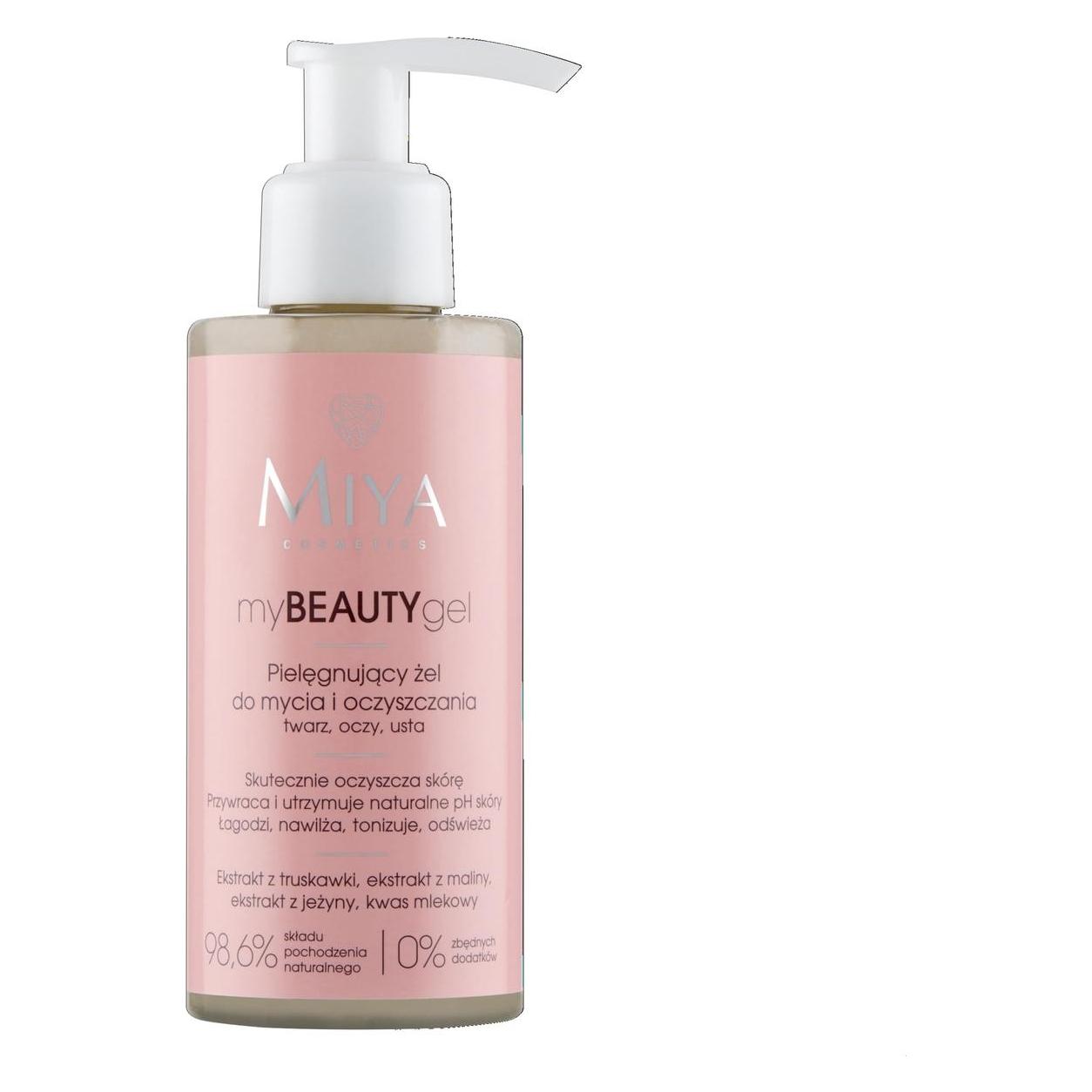 Miya Cosmetics Miya - My Beauty Gel Nourishing Gel For Washing And Cleansing The Face 140Ml (Reinigungsgel, 140 ml) (5906395957477)