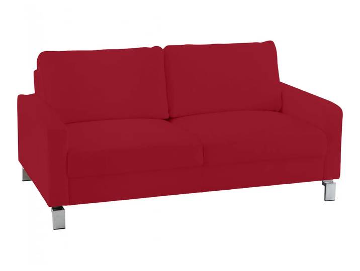 Sofa Interims Basic B: 164 cm Candy / Farbe: Cherry / Material: Leder Basic