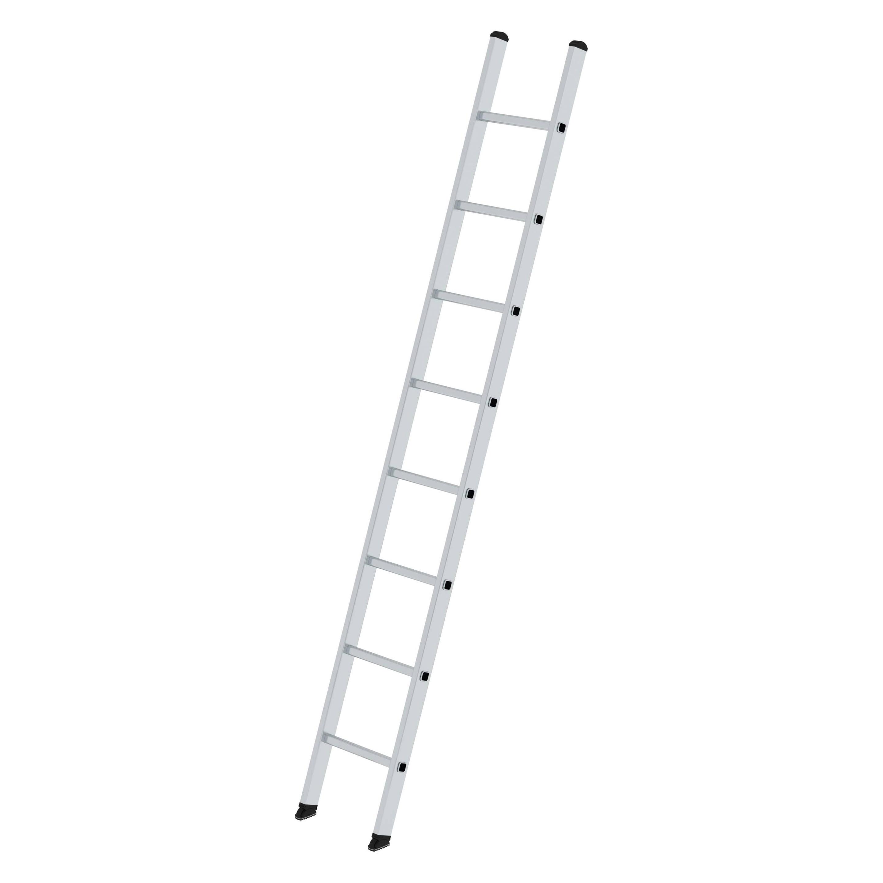 Munk Sprossen-Anlegeleiter 350mm breit ohne Traverse 8 Sprossen (Anlegeleiter, 250 cm) (011149)