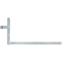 GAH, Türband, Torwinkelband 400x800x40x105mm Stahl galvanisch gelb verzinkt links unten 5 mm