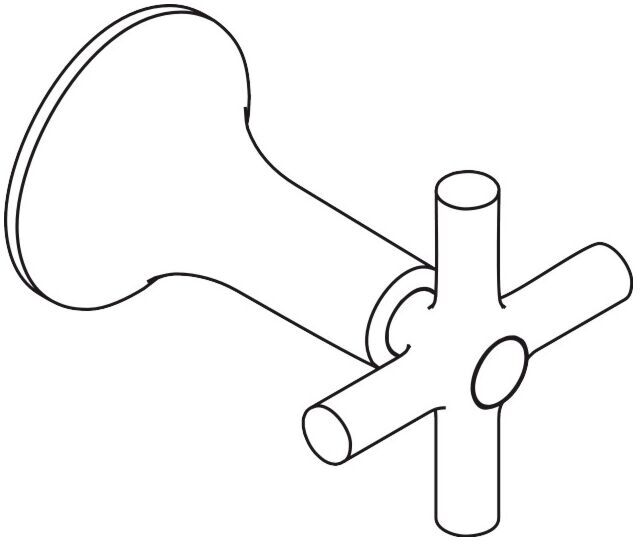 Hansgrohe Terrano Griff chrom Axor 37293000