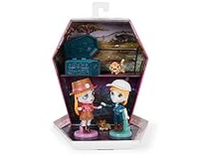 ZOMBAES - Pack DE 2 Wild Vibes BIG Cat Un-Rescue - 2 Figurines Zombies À Collectionner avec Accessoires pour Poupées, Animaux & Cercueil - Poupées Articulées À Personnaliser - Jouet Enfant 4 Ans et +