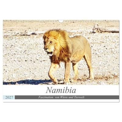Namibia, Faszination Wüste und Tierwelt (Wandkalender 2027 DIN A3 quer), CALVENDO Monatskalender