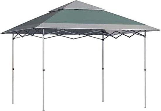 Famanu Pop-up-Partytent - Faltzelt mit UV-Schutz - Rot - Grün