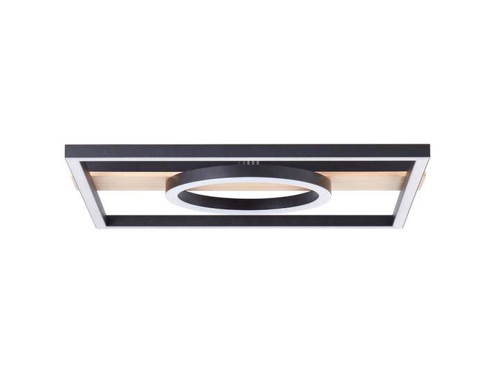 Brilliant Led-Paneel, Braun, Schwarz, Holz, Metall, Kunststoff, 42x5x40 cm, Lampen & Leuchten, Innenbeleuchtung, Deckenlampe, LED-Paneele