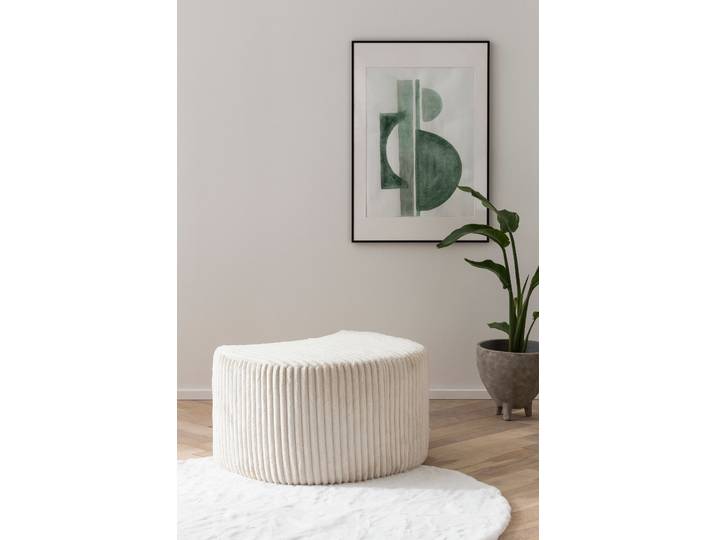 Hocker HOME AFFAIRE MAISIE Cord, passende Ergänzung Big-Drehsessel , beige (hellbeige), B:47cm H:45cm T:53cm, Hocker, Hocker, in 3 Farben
