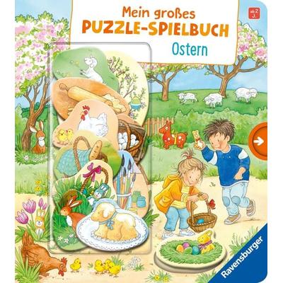 Mein großes Puzzle-Spielbuch - Ostern, Gebundene Ausgabe von Mila Rulff, Ravensburger Verlag GmbH, 978-3-473-42080-3