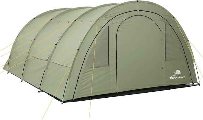 PLATZ FÜR DIE GANZE FAMILIE | Das Zelt Multi für 4 Personen bietet eine große Schlafkabine mit Vorraum - ideal für Familien, Freunde oder Trekking-Touren. Viel Platz zum Schlafen und Verstauen sorgt für Komfort bei jedem Outdoor-Abenteuer. ATMUNGSAKTIVE AUSSTATTUNG | Atmungsaktives Gewebe und Moskitonetze halten Insekten fern und sorgen für ein frisches Klima. Der große Eingang ermöglicht optimale Luftzirkulation, damit man auch an warmen Sommernächten erholt schlafen können. WETTERSCHUTZ | Mit versiegelten