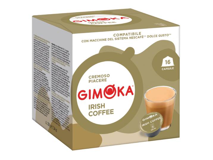 GIMOKA Dolce Gusto Compatible Capsules IRISH COFFEE 16 capsules 208 g