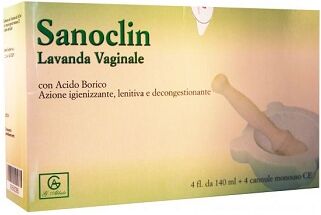 Sanoclin Lavanda Vaginale 4 Flaconi da 140 ml