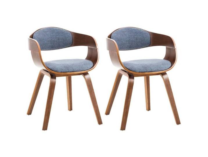 Chaises Retro Kingston - CLP - Lot de 2 - Tissu - Accoudoirs - Bois