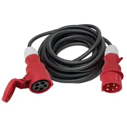 Weingärtner, Verlängerungskabel, Gummi-Verlängerung 400V 10m IP44 Zulas. H07RN-F 5G4,0 (32A) (10 m)