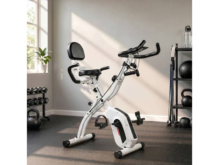SPORTNOW Vélo Pliable 8 Niveaux LCD Bluetooth Selle Réglable