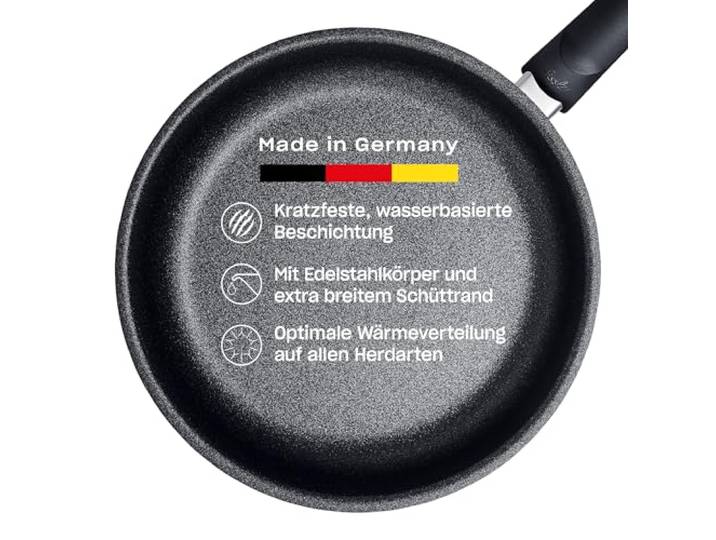 Fissler Adamant Premium/beschichtete Edelstahl-Pfanne (Ø 20 cm) Bratpfanne-antihaftend, kratzfest - Induktion