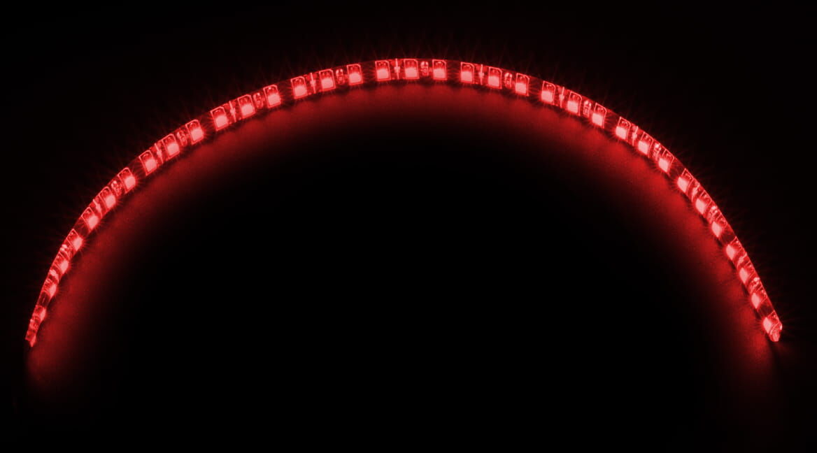 Phobya LED-Flexlight HighDensit red (36x SMD LED&acute;s) 30cm