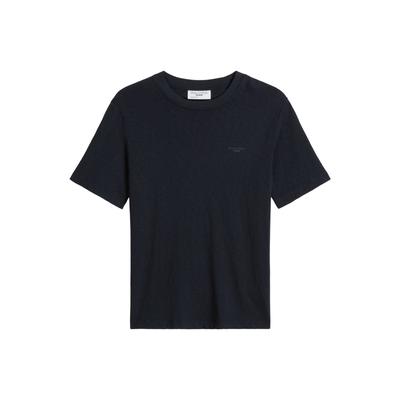 T-Shirt MARC O'POLO DENIM "T-Shirt T-Shirt, SSL, Logo Print, Reg 1er Pack", Herren, Gr. M, blau (dunkelblau), Obermaterial: 100% Baumwolle CO., Shirts T-Shirt