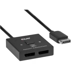 Club 3D Club3D Switch DisplayPort 2-in-1 Bi-Direktional 8K, Switch Box