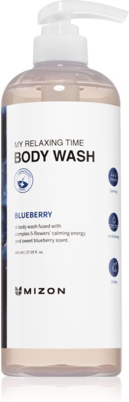 Mizon My Relaxing Time Sweet Blueberry nourishing shower gel with moisturising effect 800 ml