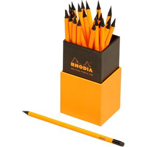 Rhodia Bleistift 9020C, Härte HB, mit Radiergummi, 25 Stück