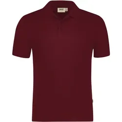 Polo-Shirt "GOTS" Bio-Baumwolle 501 - M - weinrot