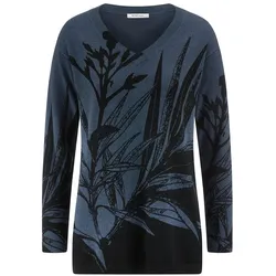 V-Pullover Peter Hahn blau, 44