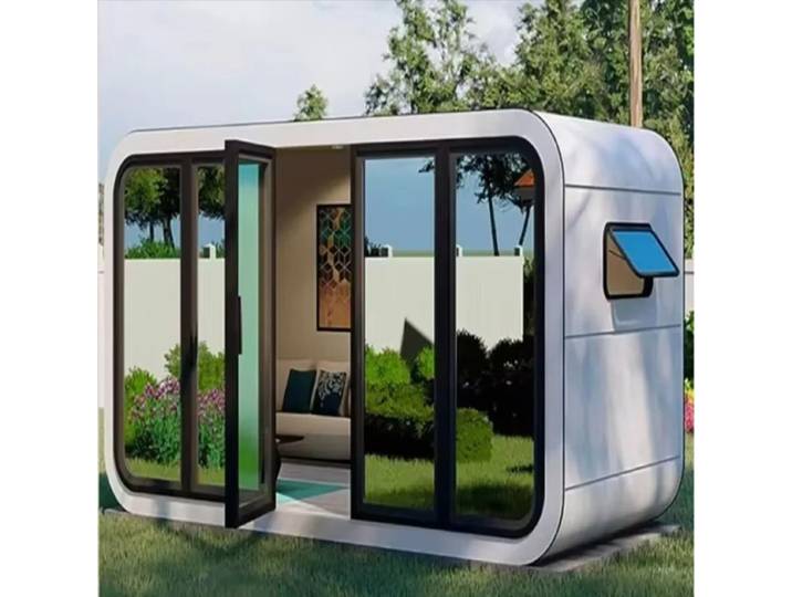 YG Maison Capsule Personnalisée Apple Cabin, Maison Conteneur Extensible 20/30/40FT, Mini-Maison Préfabriquée