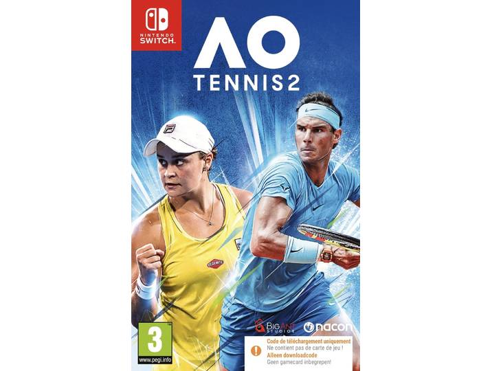 AO Tennis 2 (Code in a Box) (SWITCH)