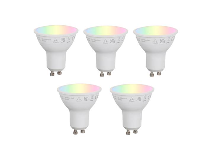 Lot de 5 ampoules LED intelligentes GU10 50mm à intensité