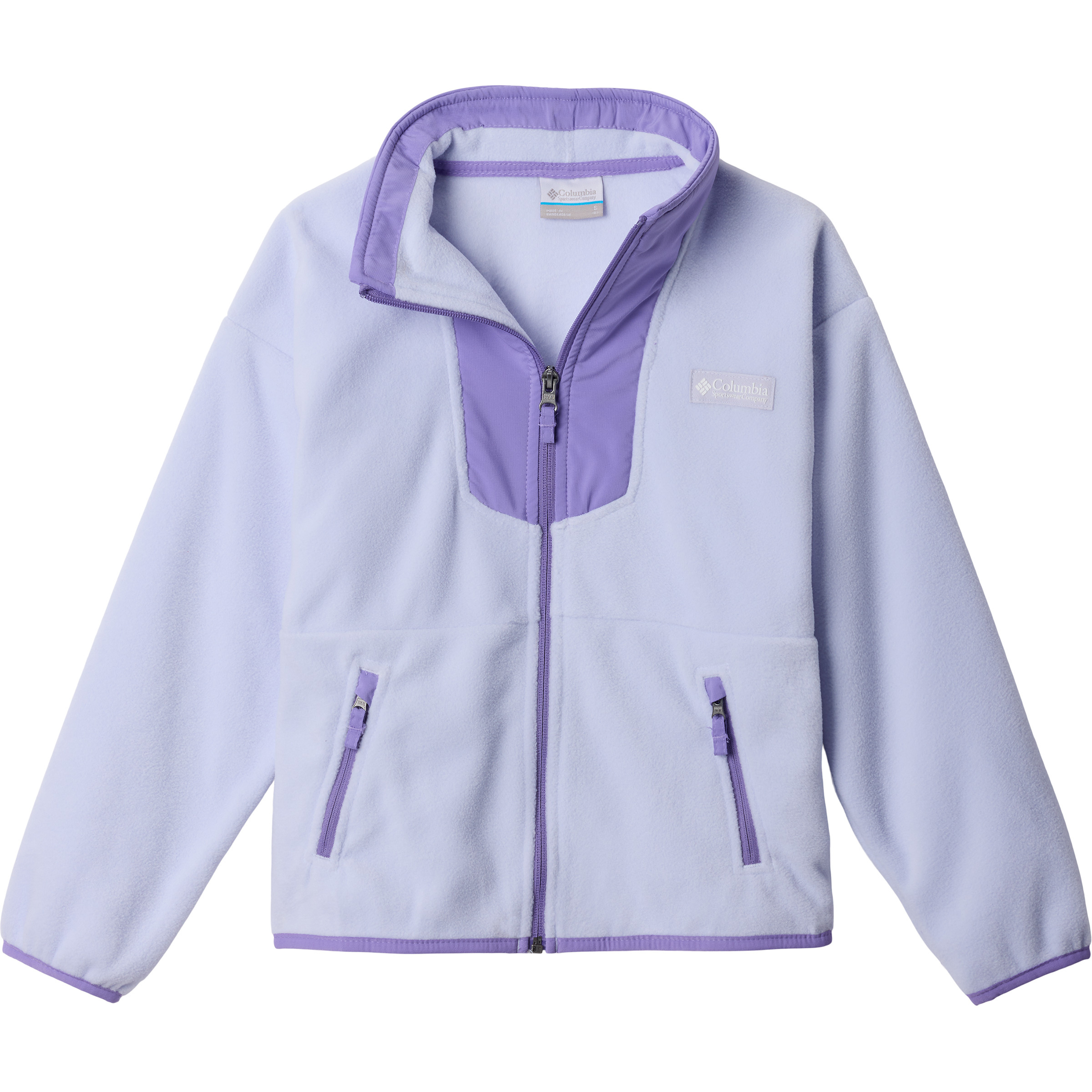 Columbia Sequoia Grove Fleece Kinder Fleecejacke lila Größe 104 Camping