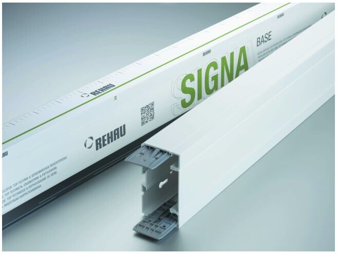 Rehau SIGNA BASE Partie inférieure 70x130, RAL9010 BRK 70130 rws (6132726)