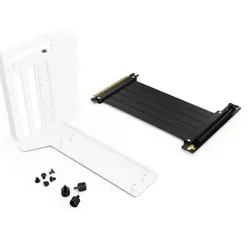 SHARKOON Rebel C, Vertical Graphics Card Kit, gewinkelt, PCIe 3.0, 150mm, weiß/schwarz