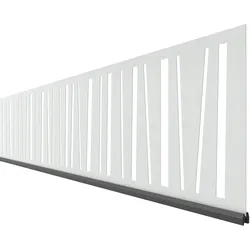 Traumgarten SYSTEM Dekorprofil LINEA Edelstahl 30 cm Anthrazit für Rhombus