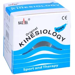 Nasara Kinesiologie Tape 5 cmx5 m blau