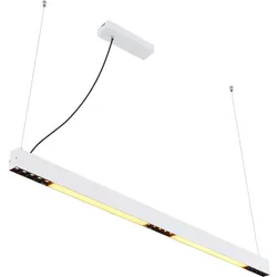 LED Hängeleuchte Esszimmerlampe Wohnzimmerleuchte Tageslichtlampe dimmbar RGB Farbwechsel Fernbedienung CCT, LED 34W 1300lm 3000-6000K warmweiß-kaltweiß, L 119 cm
