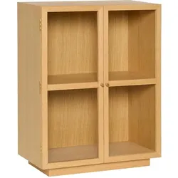 Mae Schrank mit Glastüren, Eiche