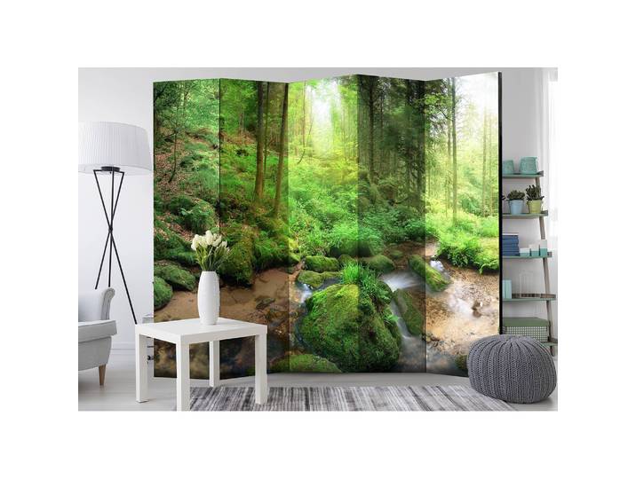 Paravent Humid Forest Polaire Vert 225 x 172 x 3cm