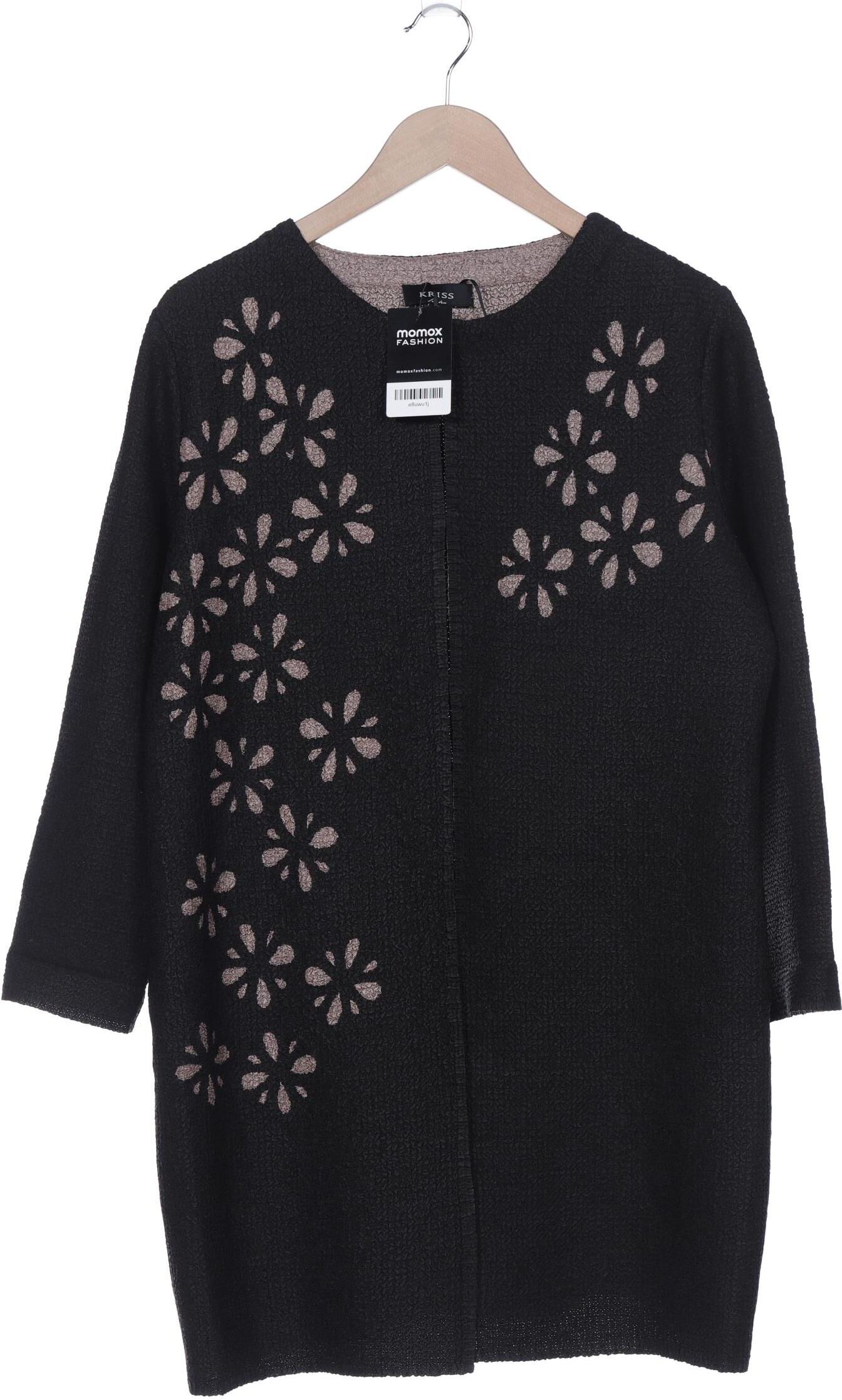 Kriss Trading Sweden Damen Strickjacke, Schwarz, Gr. M, Synthetik - Second Hand