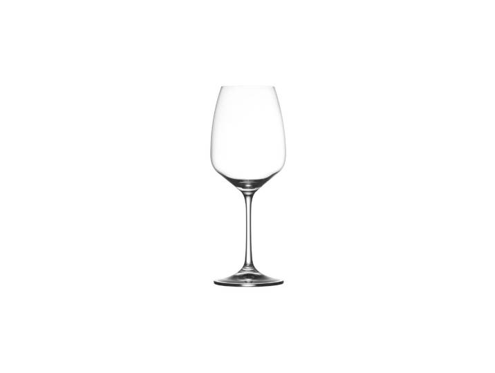 Verre à vin rouge en cristal transparent, tige étirée, lavable en