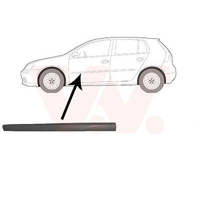 Van Wezel Zier-/Schutzleiste, Tür [Hersteller-Nr. 5894403] für VW