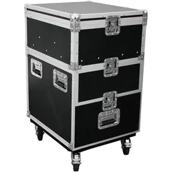 Roadinger Universal-Roadie-Case mit Rollen (Universal), Audio Racks + Cases, Schwarz, Silber