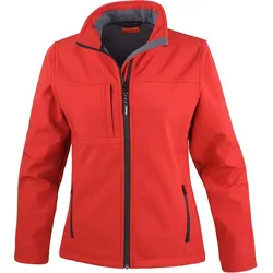 Result Damen 3-Lagen Softshell Jacke Softshell-Jacke R121F red XXL