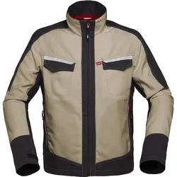 Bundjacke "50172" Attitude - S - sand/dunkelgrau