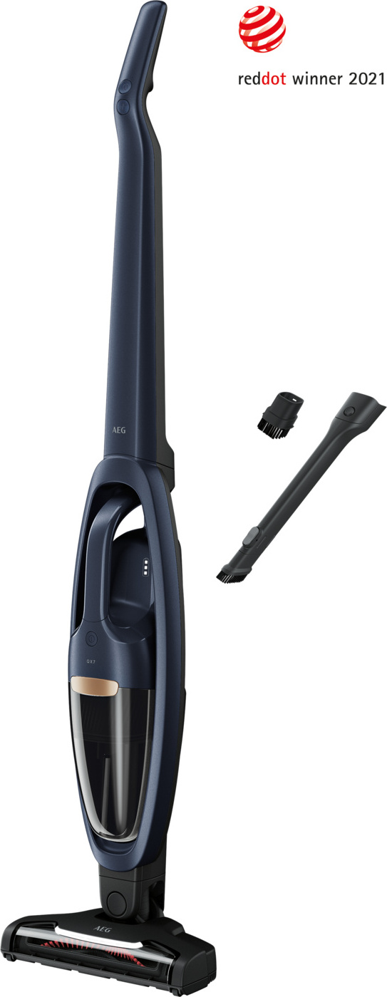 AEG QX7 Akku-Staubsauger kabellos / Akku-Laufzeit: bis zu 50 Min. / Farbe: Indigo QX7-1-50IB Blau