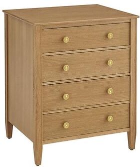 Sidney 4-Drawer Nightstand - Oak - Ballard Designs