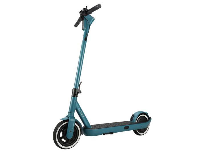 Elektroscooter Soflow SO One+, Grün, Mintgrün, Metall, 116x109x49.5 cm, Beleuchtung vorne, Beleuchtung hinten, Faltrahmen, zusammenklappbar, Bluetooth, digitale Tachoanzeige, Smartphone-Steuerung, Freizeit & Co, E-Mobilität, E-Scooter